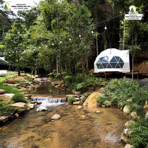 Dome Tent - Lều cắm trại bên suối